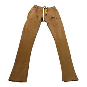 SuperFresh Tan Joggers Sweatpants Size S NWT